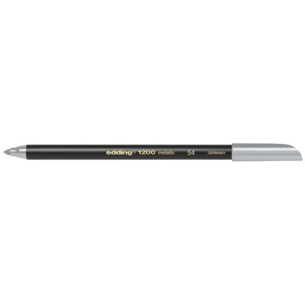 Edding Marcador Ponta Fibra 1200 Prata N. 54 -ponta Redeonda 0.5 - 50377
