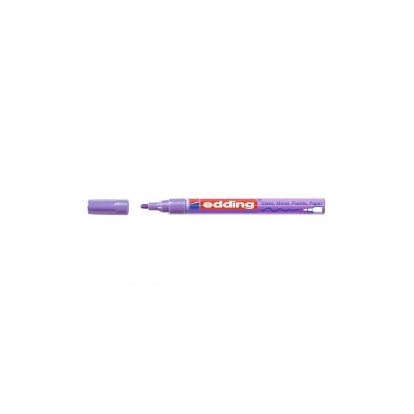 Edding 10 un. Marcadores Especial 751 Violet Tinta Opaca Superfi - 751-078
