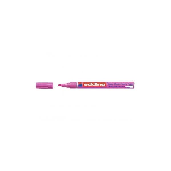 Edding 10 un. Marcadores Permanentes 751 1-2mm Rosa - 751-079
