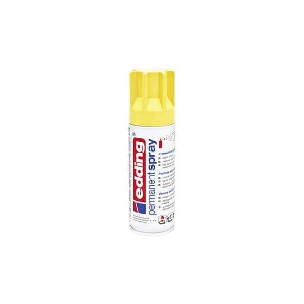 Edding Tinta Acrilica 5200 Spray 200ml Amarelo Trafego 1300905