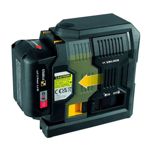 Stabila Nível Laser LAX 500 G Cross Line 12-V-System GREENBEAM