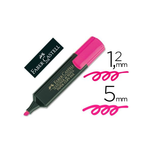 Faber 10 un. Marcadores Fluorescentes Rosa - 48-28