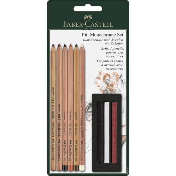 Lápis de Cor e Pastéis Faber-Castell Pitt Monochrome