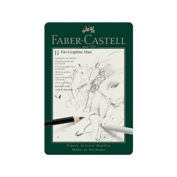 FABER CASTELL Lápis Pitt Graphite Matt A42349202 11 Un.