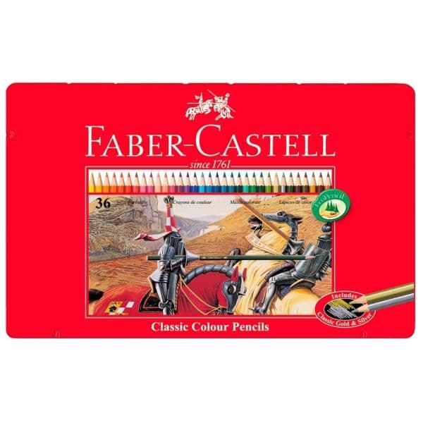 Faber-Castell Lápis de Cor Classic Color Caixa Metálica 36 Un.