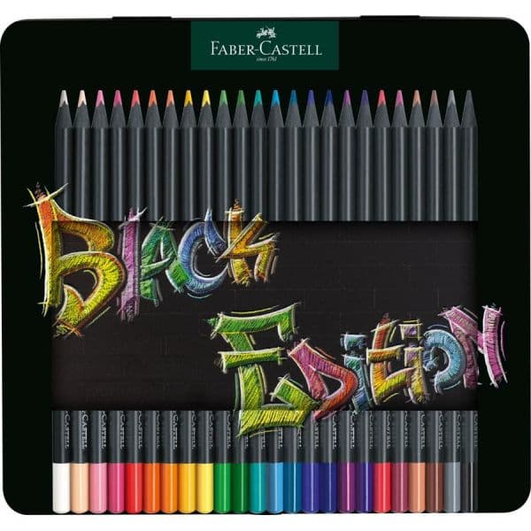 Faber-Castell Lápis de Cor Black Edition 24 Unidades