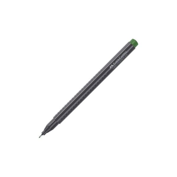 Pack 2 Marcador Fino Verde Oliveira 0,4mm Faber Castell 1303032 - 1303032