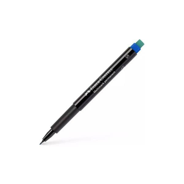 Pack 2 Marcador Permanente Fino Azul 0,4mm Faber Castell 1311085 - 1311085