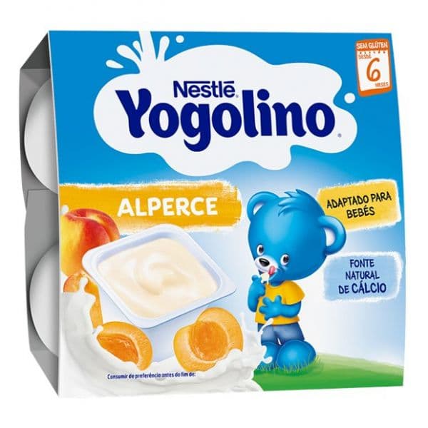 Nestlé iogolino Alperce +6M 4x100g