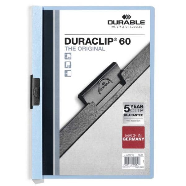 Durable Dossier Classificador A4 Azul 60 Folhas