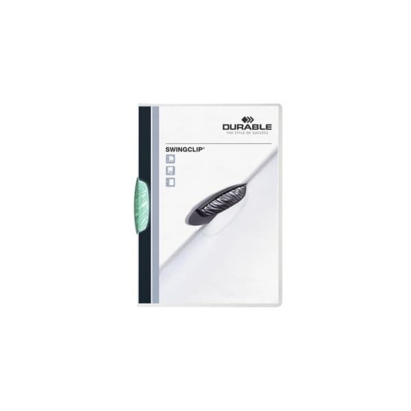 Durable Pasta PP A4 Swingclip 30 Fls Verde - VE2260-05