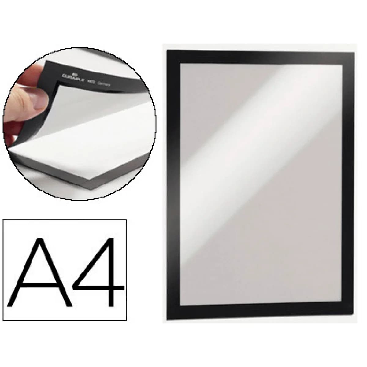 Durable Moldura Porta-anúncios DIN A4 Magnética - L78316