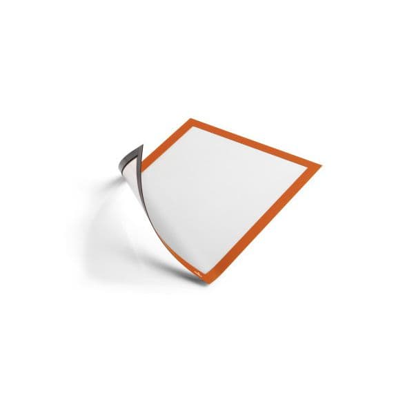 Durable 5 un. Molduras Porta-anúncios DIN A4 Magnéticas Laranja - DU.486909