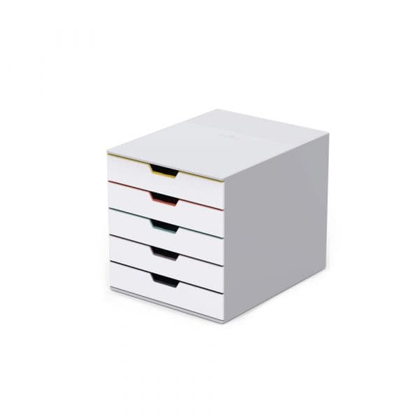 Durable Organizador de Secretária Varicolor Mix 5 Gavetas Multicor