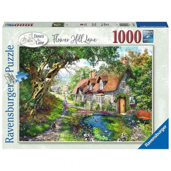 Ravensburger Quebra-cabeça Flower Hill Lane (12000131) 1000 Peças