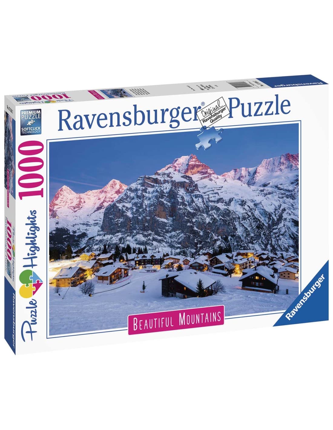 Ravensburger Puzzle Oberland Bernés, Suiza 1000 Peças - 12000254