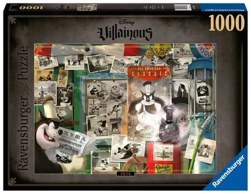 Puzzle Disney Villainous: Pete - 1000 Peças - Ravensburger