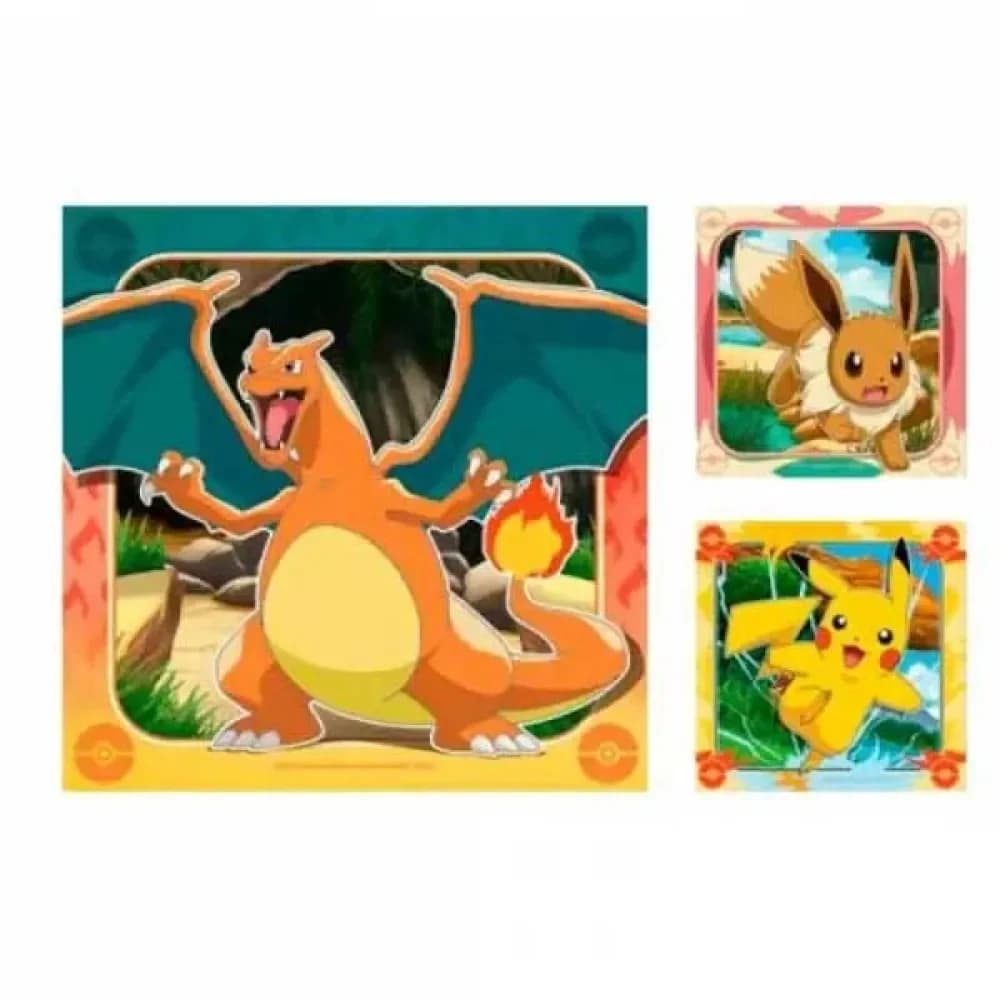Ravensburger Puzzle Pokémon 3x49 Peças - 12004062