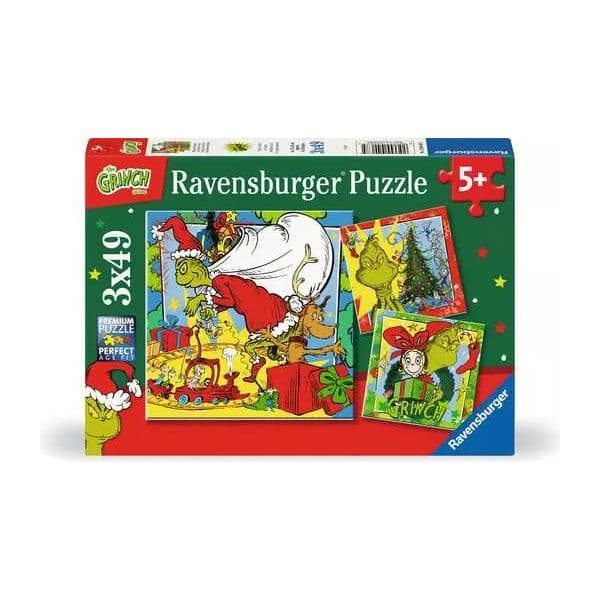 Ravensburger O Grinch Puzzle 3 x 49 Peças - 12004067