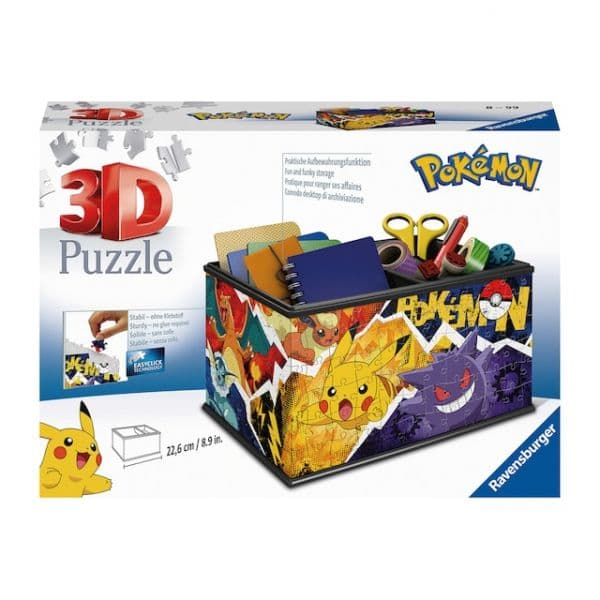 Ravensburger Puzzle 3D Storage Box Pokémon 216 Peças - RB11546