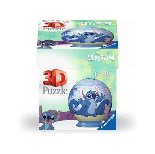 Ravensburger Puzzle 3D Kula Stitch Disney 54 Peças - RAVEN-11597
