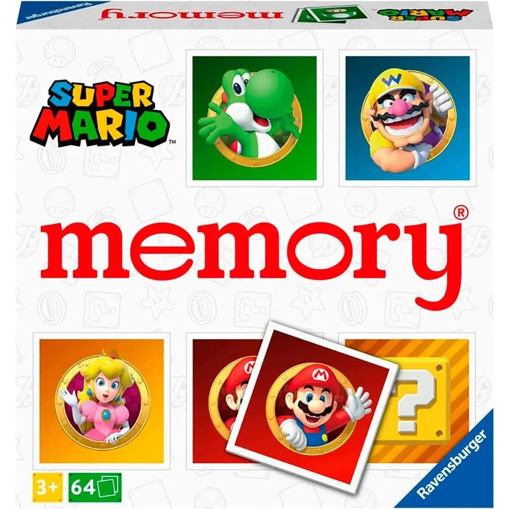 Ravensburger Jogo de Memória Super Mario Multicolorido