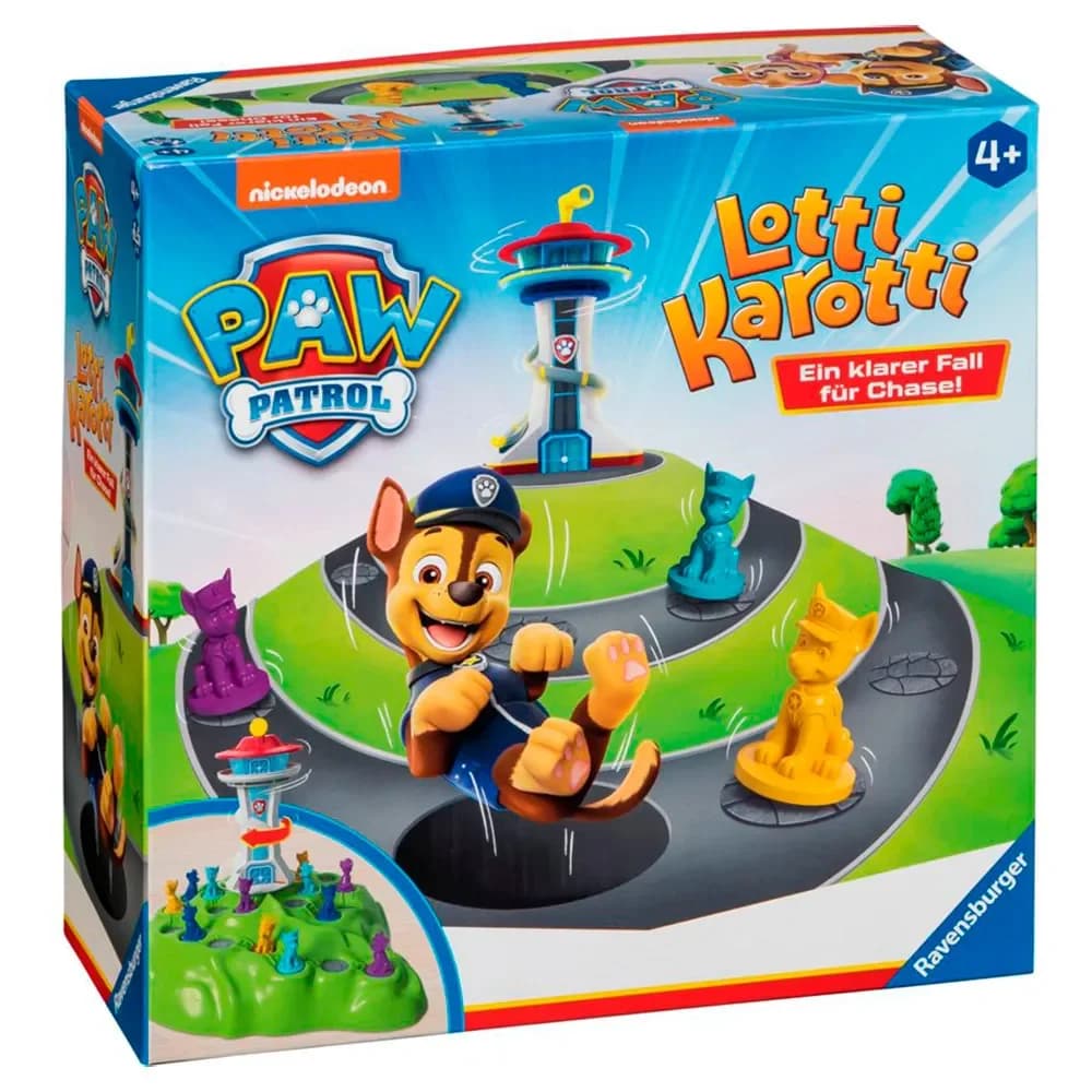 Ravensburger Jogo de Mesa Patrulha Pata Funny Race e Lotti Karotti