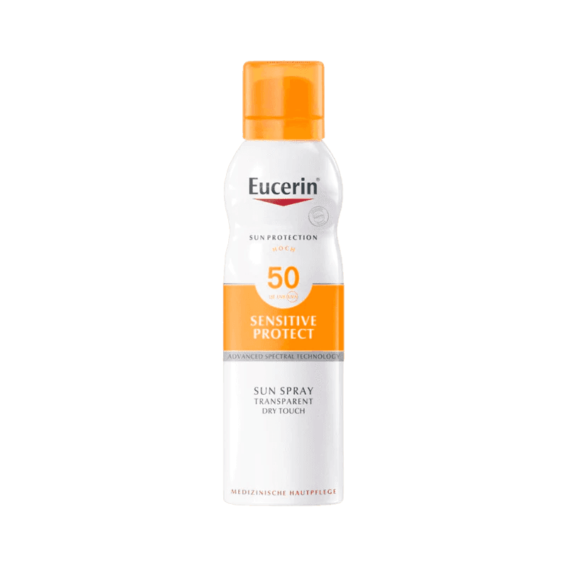 Protetor Solar Eucerin Sunbody Spray Transparente Toque Seco Spf50+ 200mL