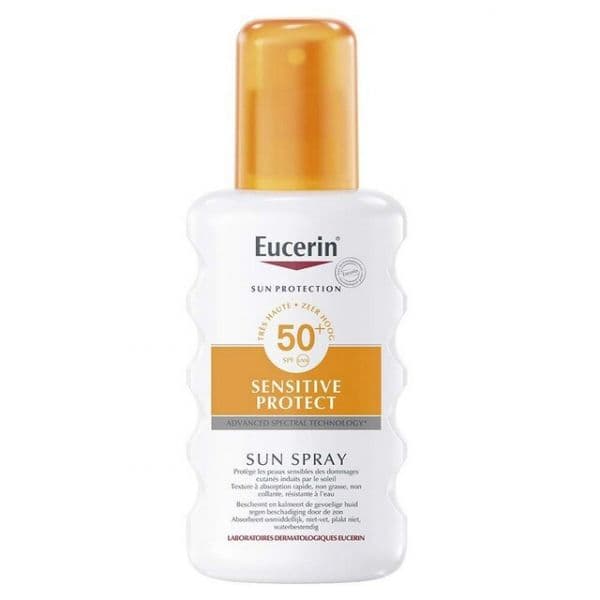 Protetor Solar Eucerin Sensitive Protect Spray Corporal SPF50+ 200ml