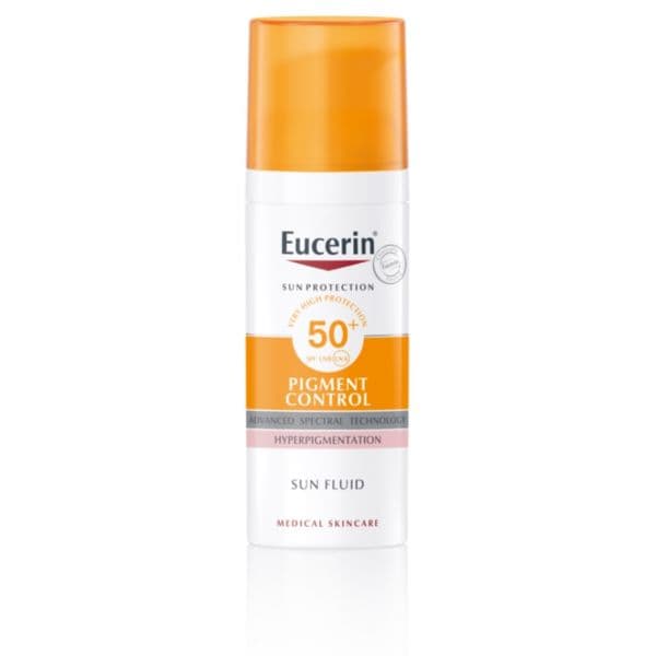 Protetor Solar Eucerin Sun Fluid Pigment Control Fluido SPF50+ 50ml