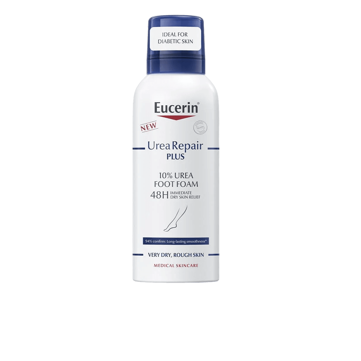Eucerin UreaRepair 10% Espuma Pés 150mL – Hidratação Intensa