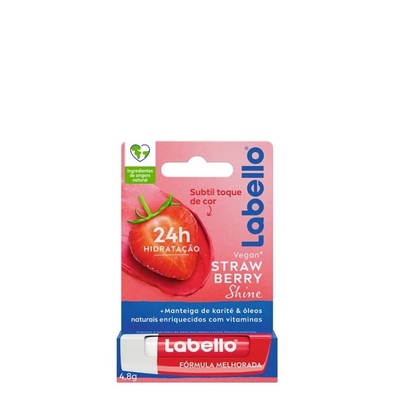 Labello Strawberry Shine Cuidado Labial