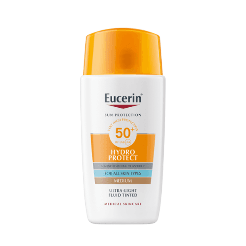 Protetor Solar Eucerin Hydro Protect Fluído Ultra Light Medium SPF50+ 50ml