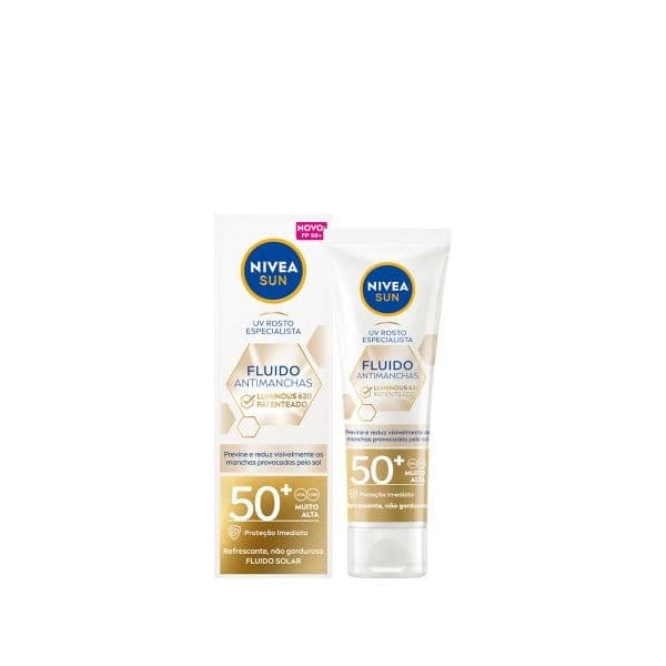 Protetor Solar Nivea Sun Luminous 630 Fluido Antimanchas SPF50+ 40ml