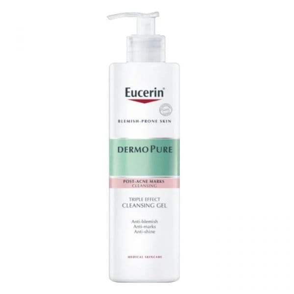 Eucerin DermoPure Oil Control Gel de Limpeza Triplo Efeito 400ml
