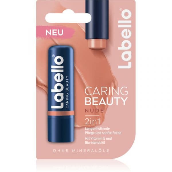 Labello Caring Beauty Bálsamo Matizante Tom Nude 5,5ml
