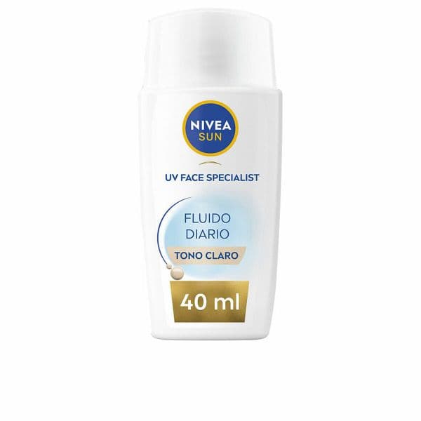 Protetor Solar Nivea Sun Fluido Facial Ultra Leve Tom Claro SPF50+ 40ml