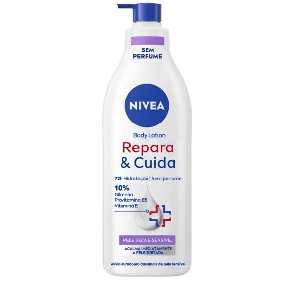 Nivea Repara & Cuida Loção Corporal Sem Fragrância 400ml
