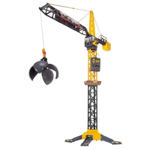 Smoby Grua Mighty Crane Telecomando 110cm Amarelo Cinzento