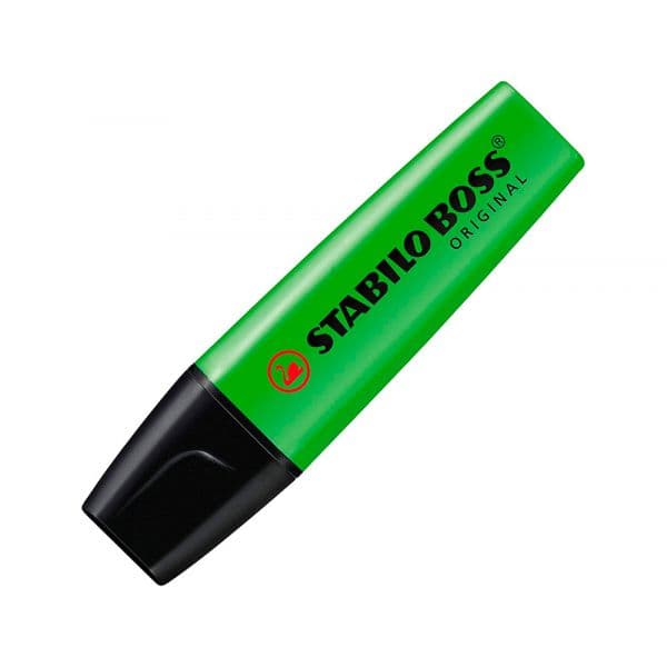 Stabilo Marcador Boss Original 70 Verde 4 Un.