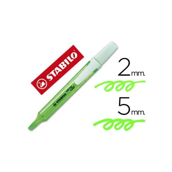 Stabilo Marcador Swing Cool Verde 10 Un.