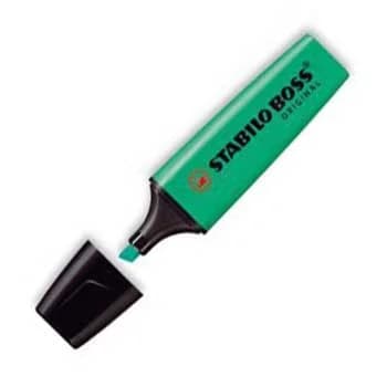 Marcador Fluorescente Verde Turquesa 70/51 Stabilo 10un