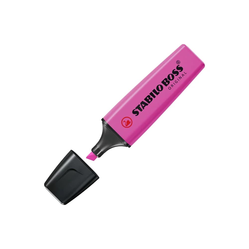 Stabilo Marcador Boss Original 70 Rosa 10 Un.