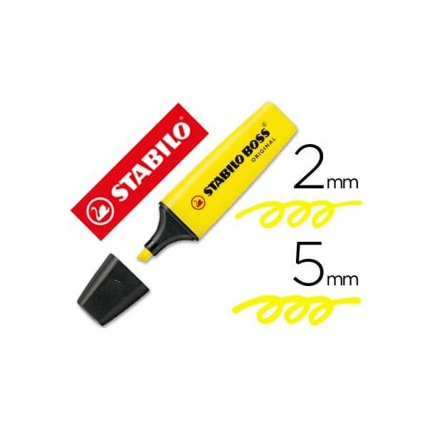 Stabilo Marcador Boss Original 70 Amarelo 1 Un.