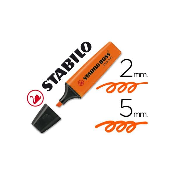 Stabilo Marcador Boss Original 70 Laranja 1 Un.