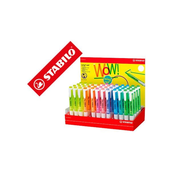 Stabilo Marcador Swing Cool Expositor 48 Un.