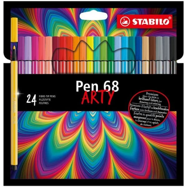 Stabilo Pen 68 Arty Caixa de 24 Un.