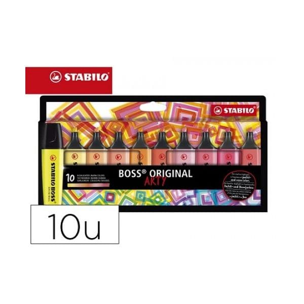 Stabilo Marcadores Boss Arty Conjunto 10 Marcadores