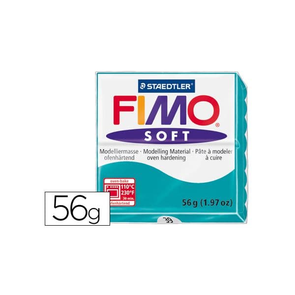 Staedtler Fimo Pasta p/ Modelar Soft 39 Menta 56g