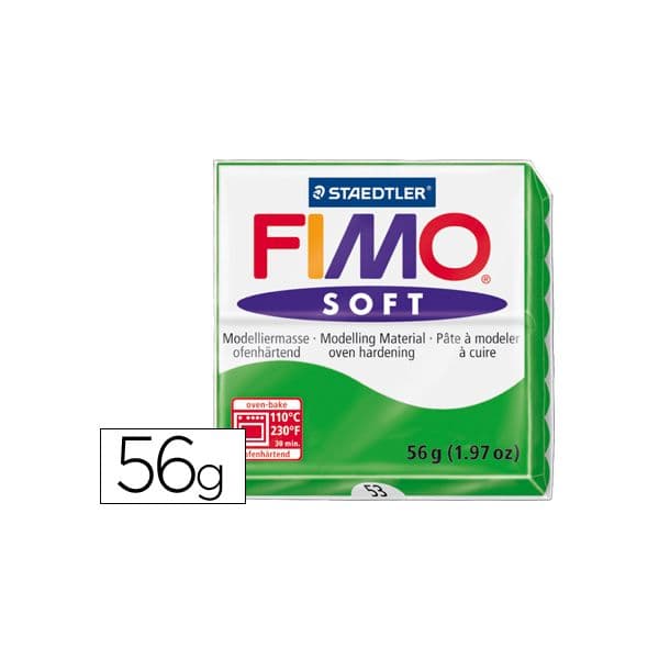 Staedtler Fimo Pasta p/ Modelar Soft 53 Verde Tropical 56g